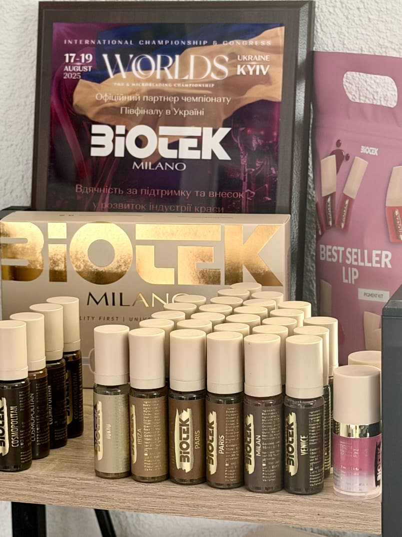 Рідкі мінеральні пігменти для брів Biotek